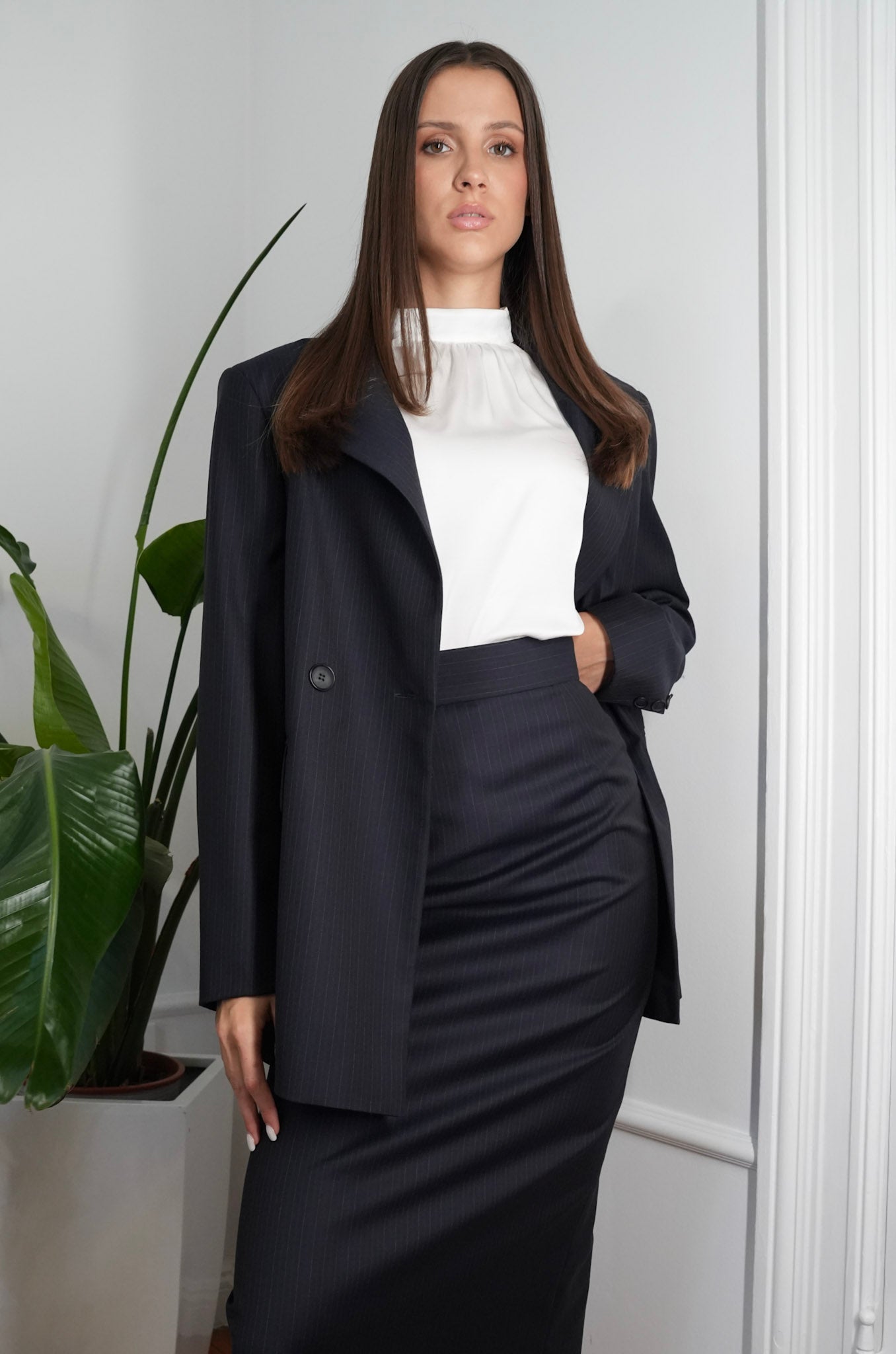 Marynarka 'Navy Pinstripe'