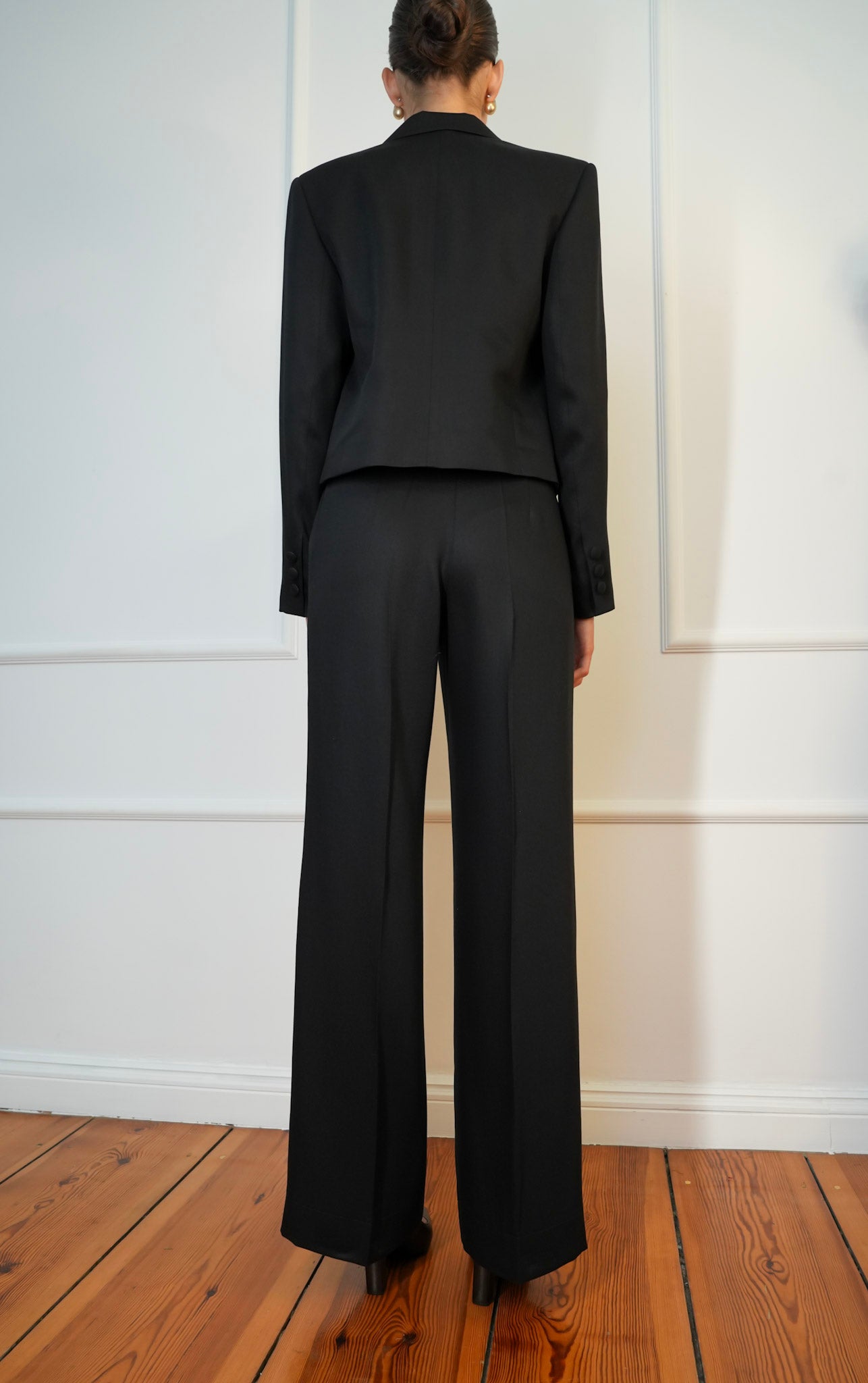 Spodnie 'Black Lyocell Classic'