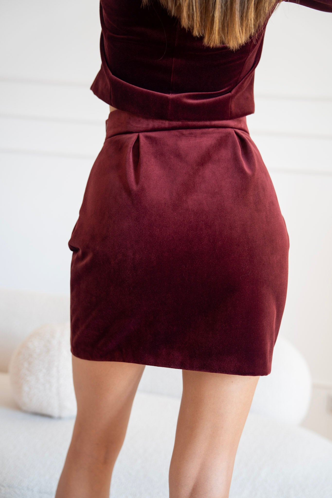 Spódniczka 'Burgundy Velvet'
