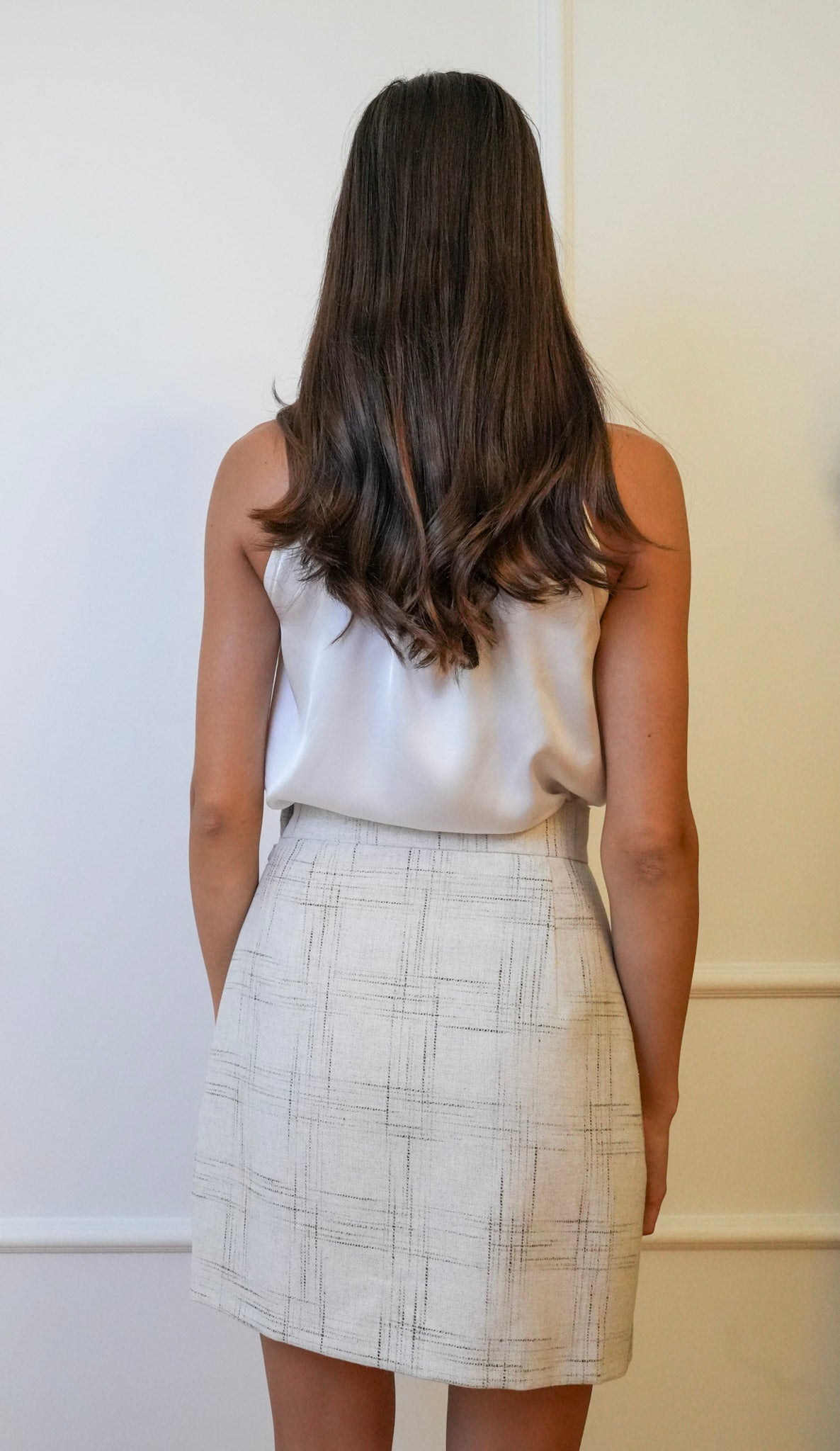 Spódniczka 'Cream Plaid'