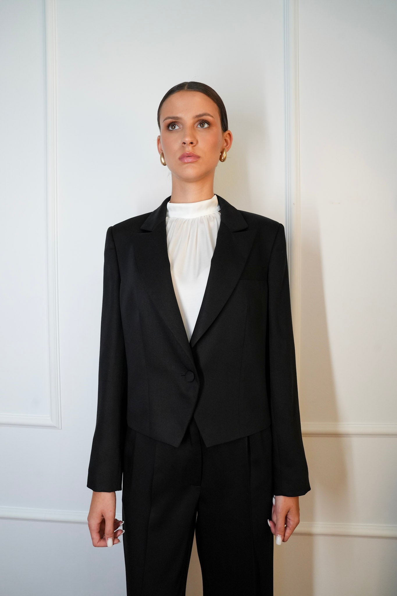 Marynarka 'Black Lyocell Classic'