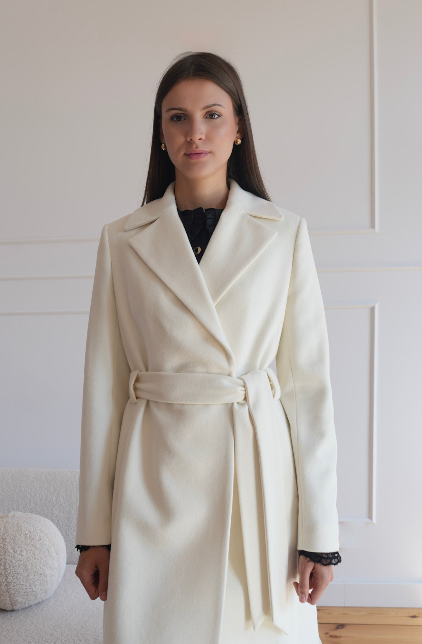 Płaszcz 'Ivory Elegance'