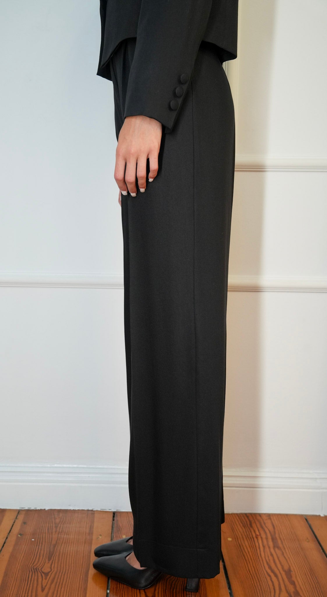 Spodnie 'Black Lyocell Classic'