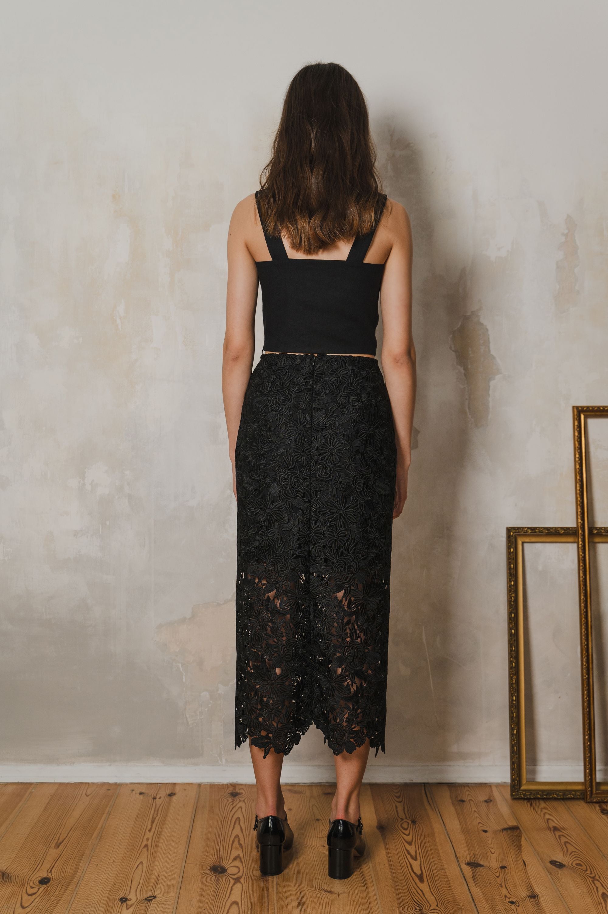'Allure' skirt in black