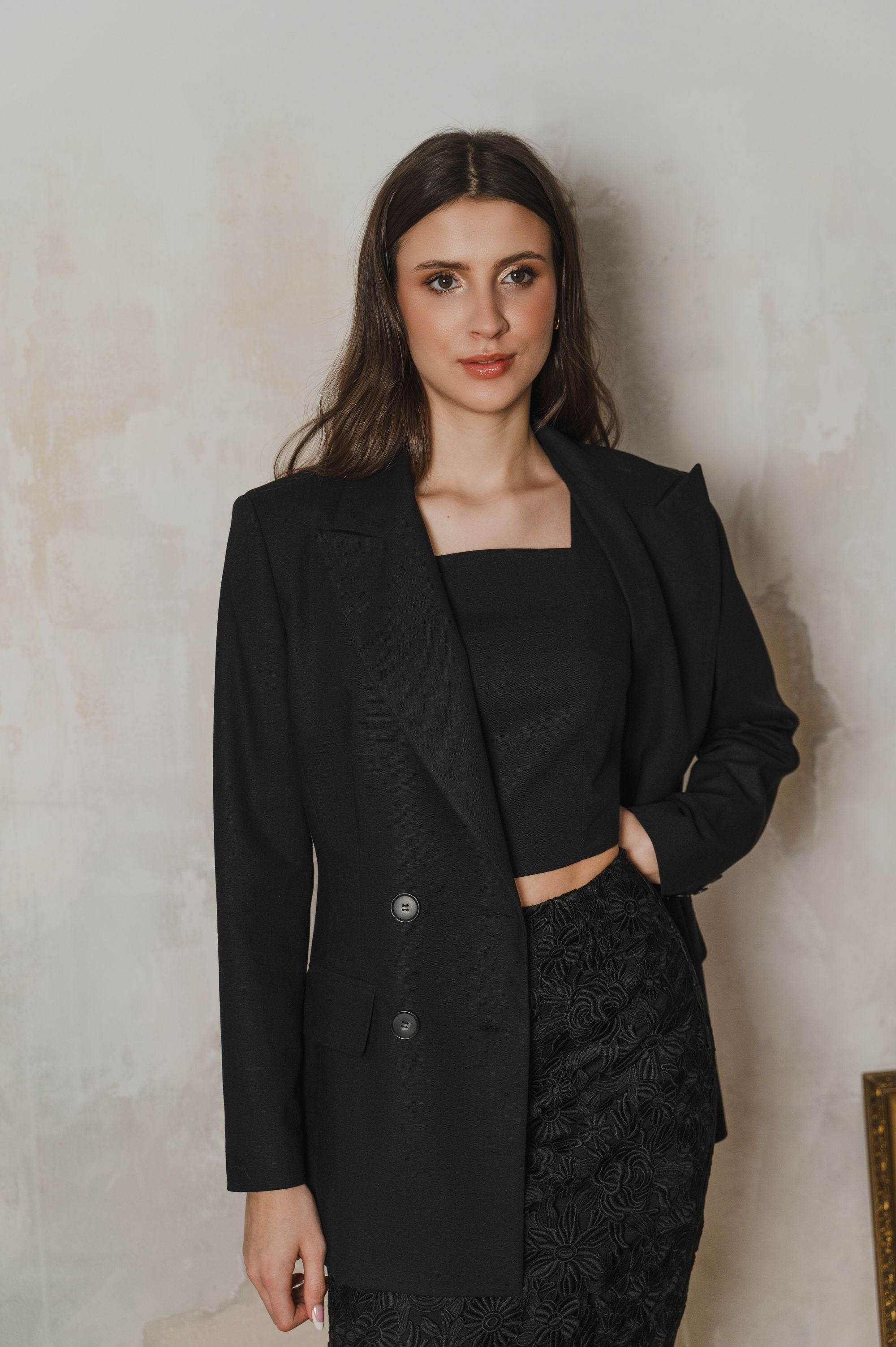 'Allure' skirt in black