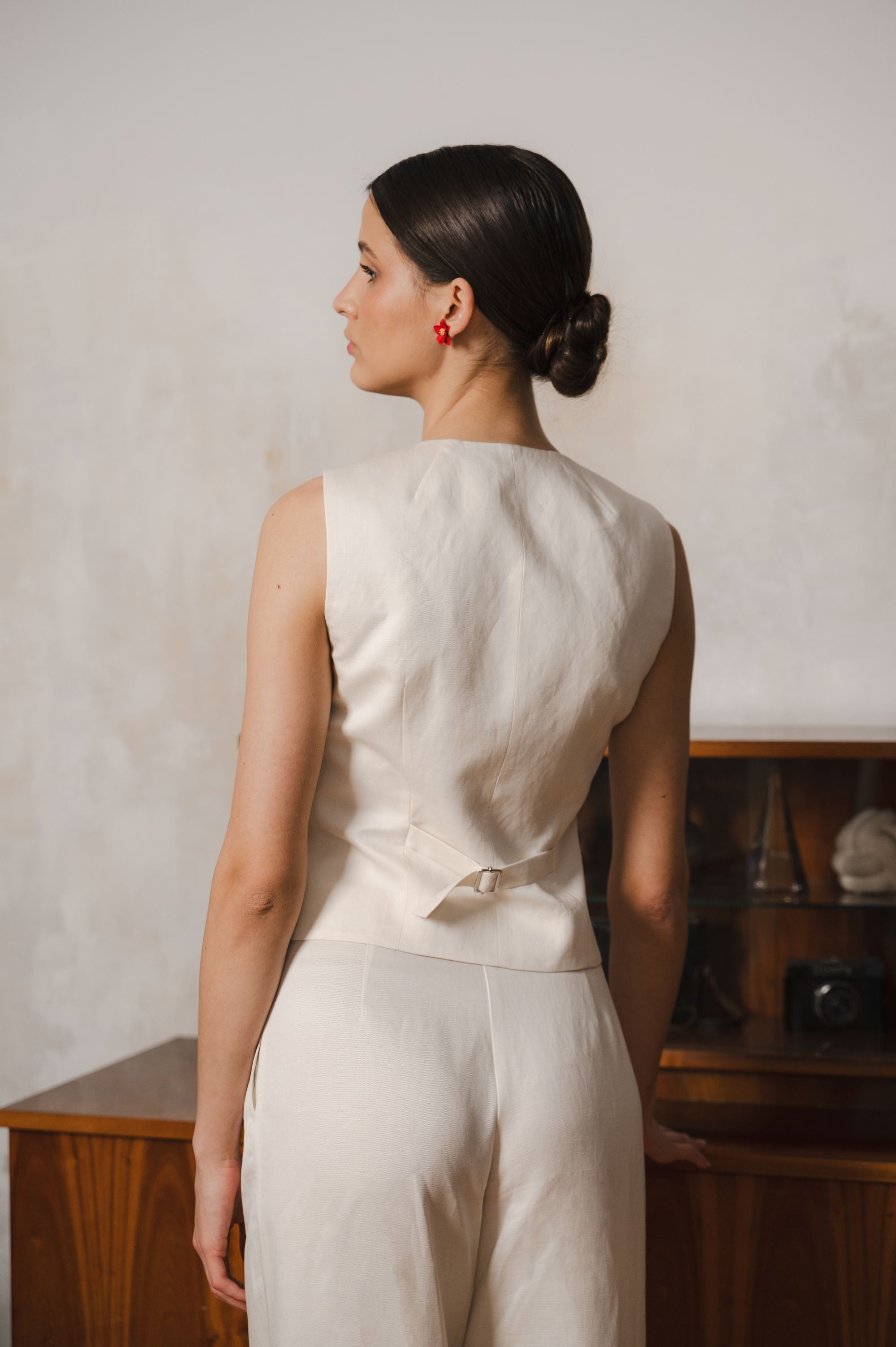'Urban Chic' vest in Off-White