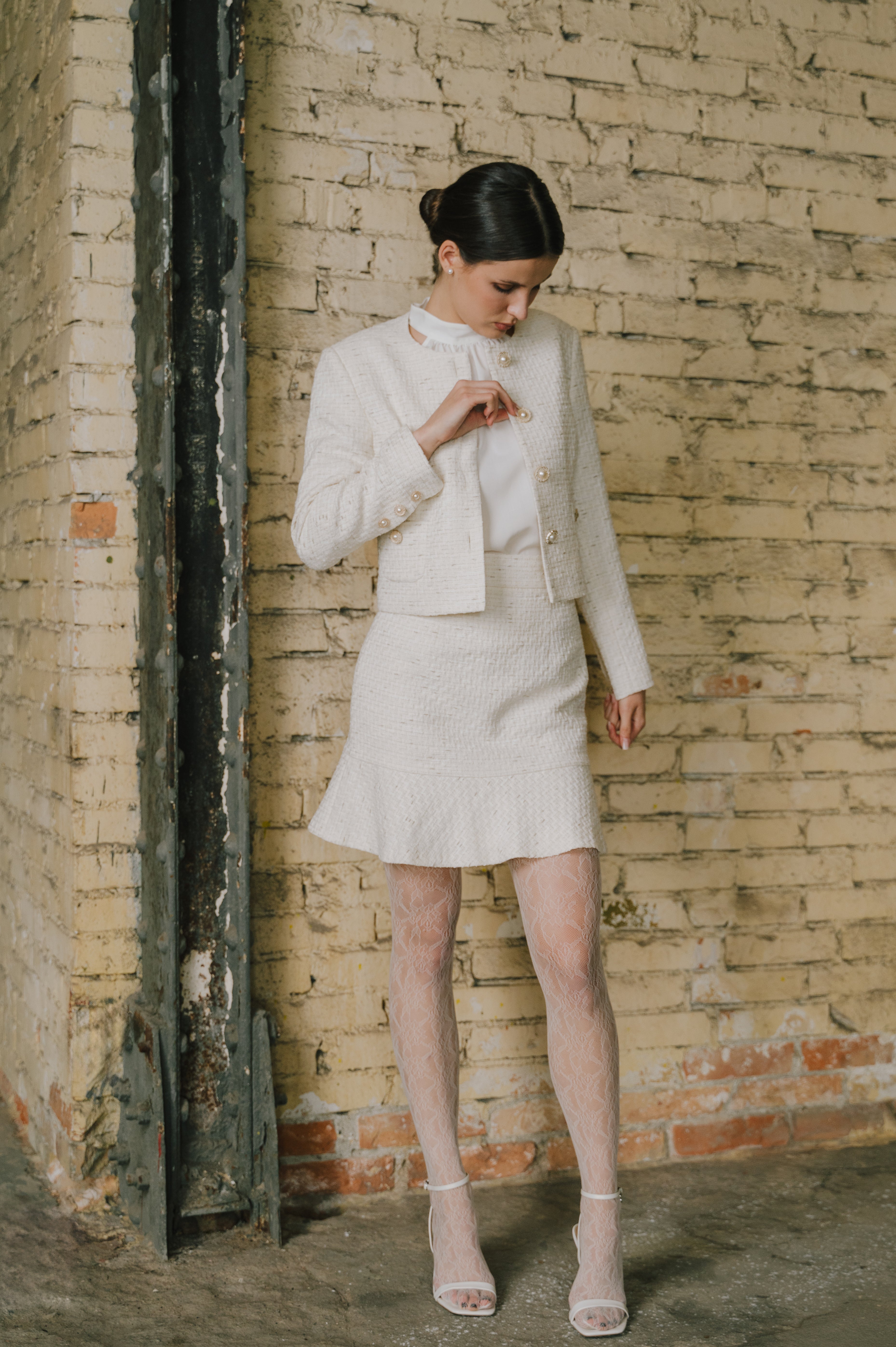 Spódniczka 'Ivory Luxe'