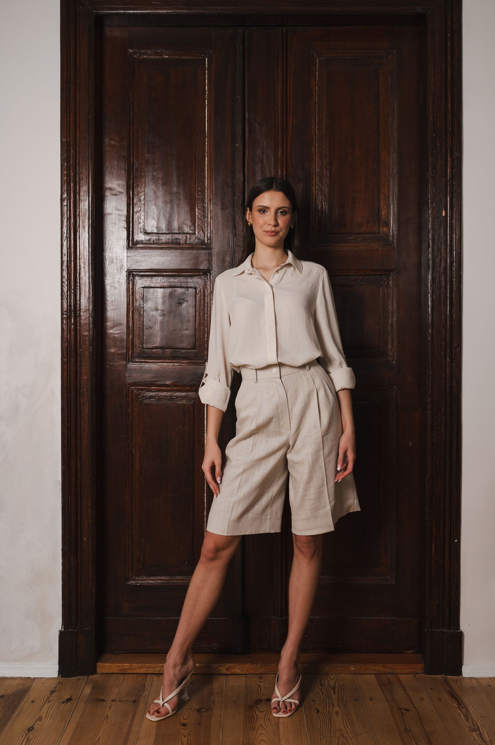 'Luminous Ivory' blouse