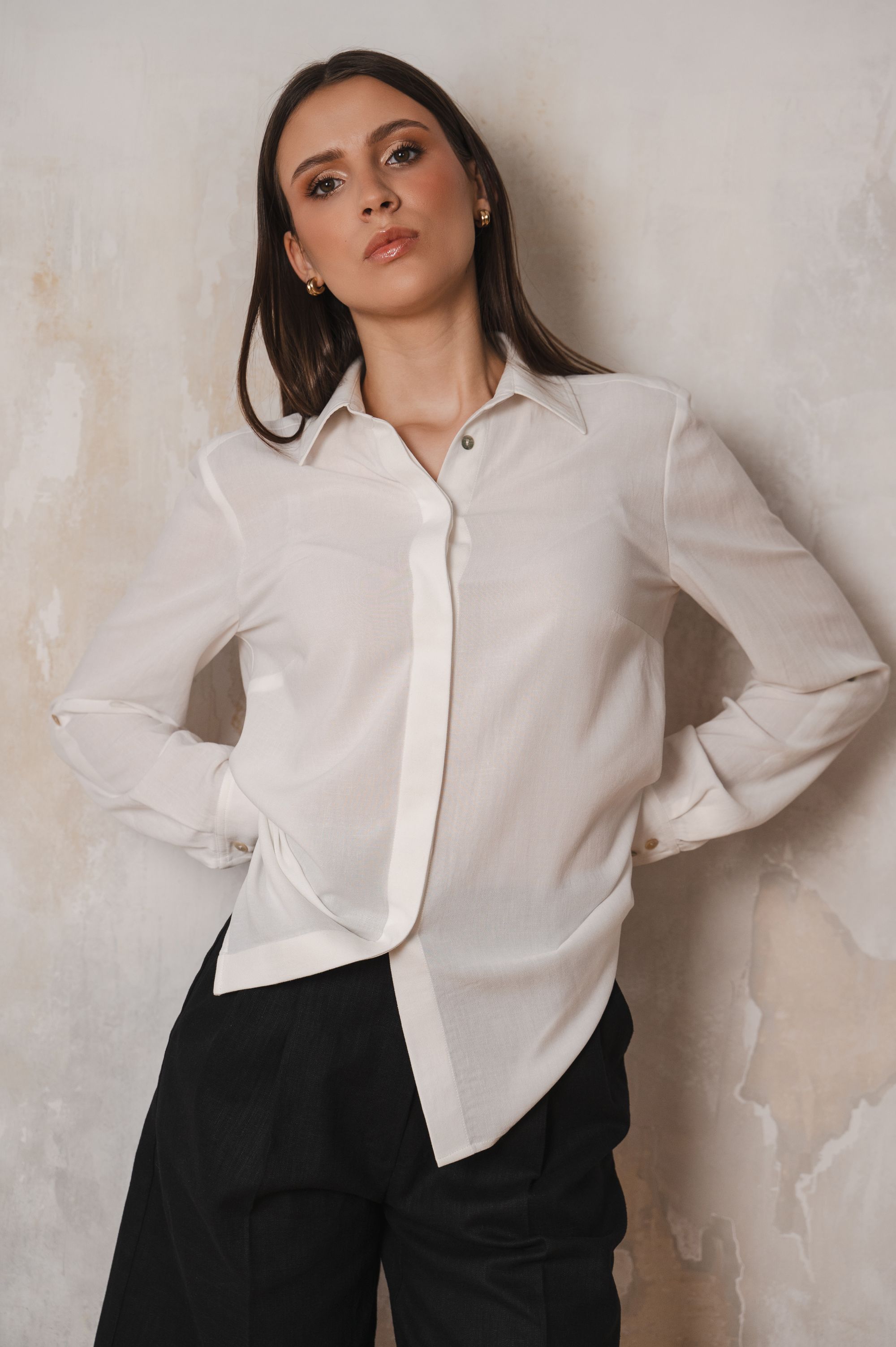 'Luminous White' blouse