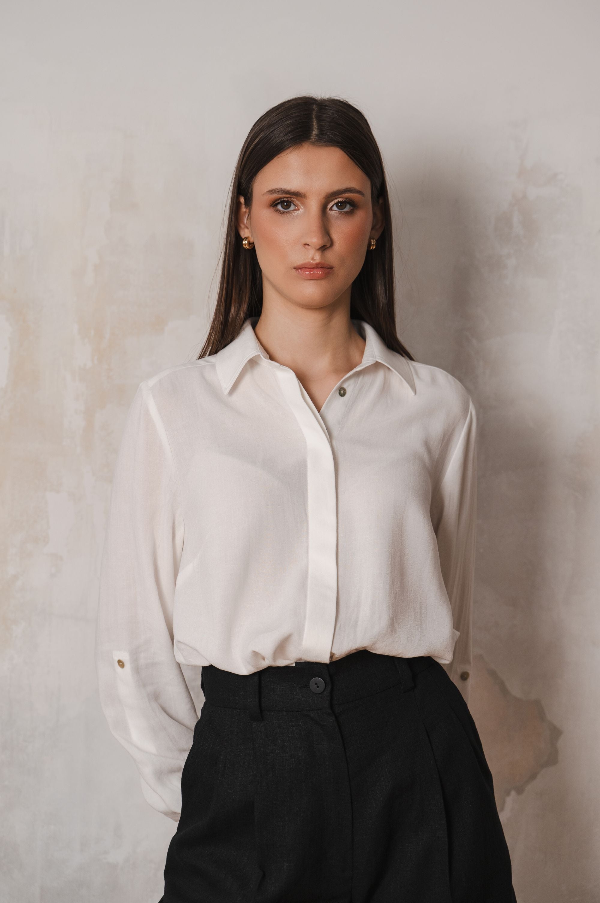 'Luminous White' blouse