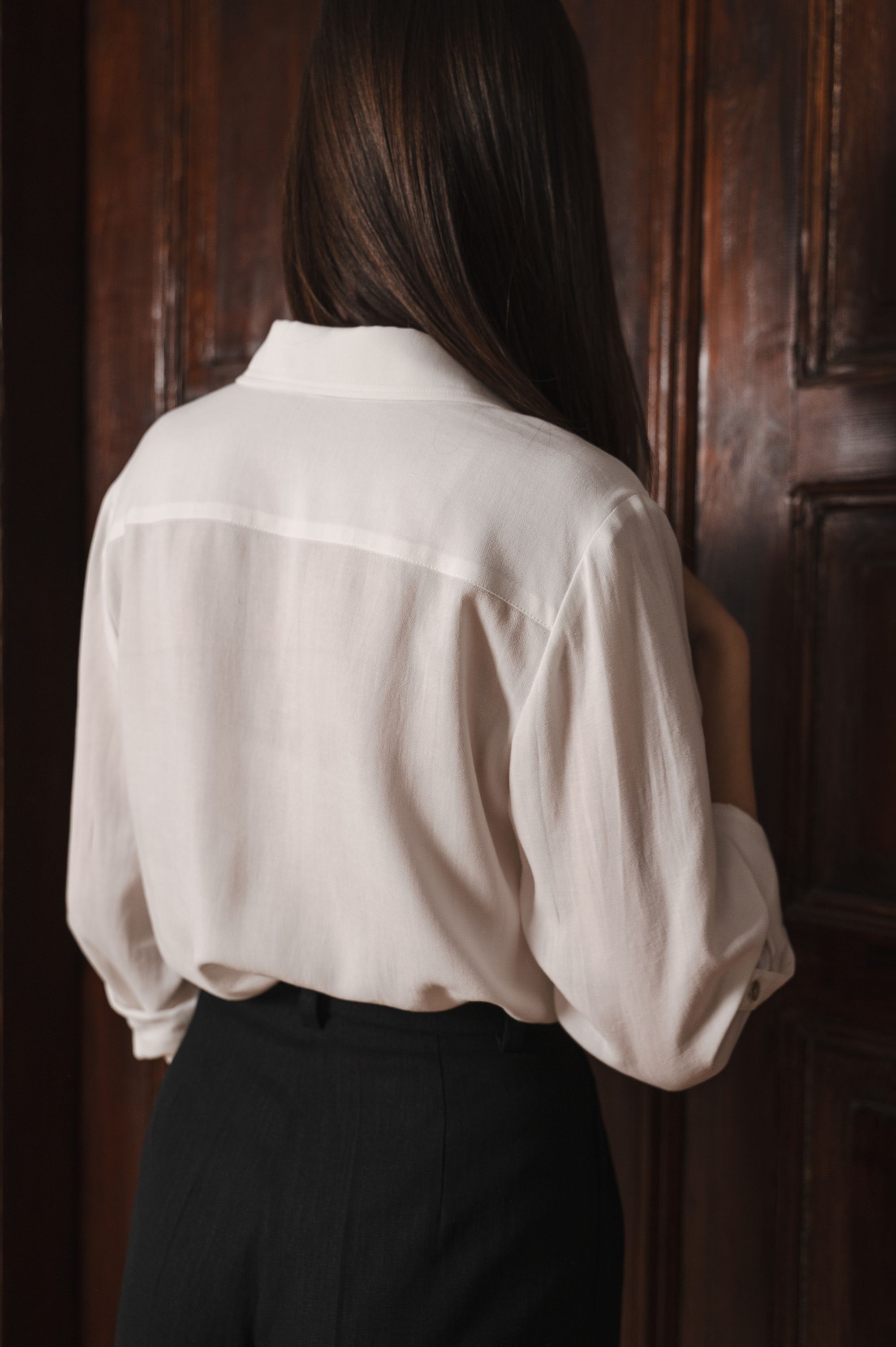 'Luminous White' blouse