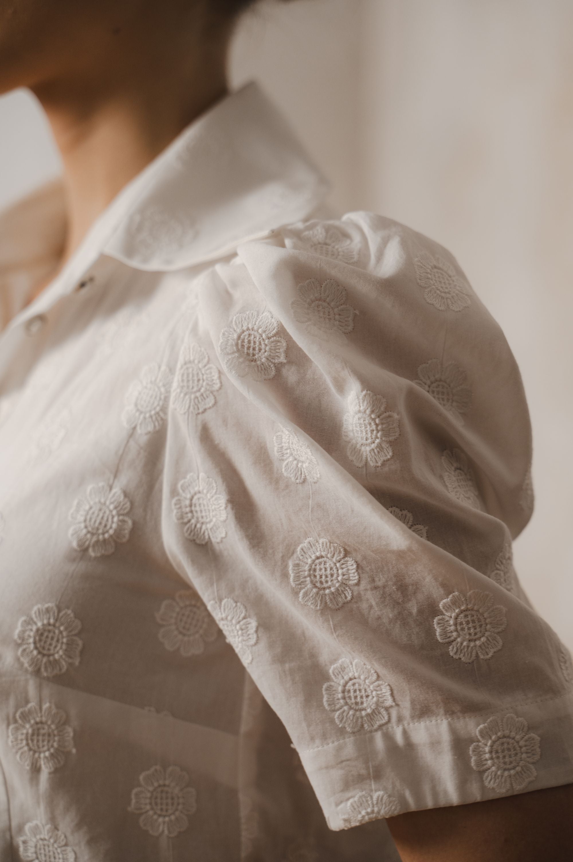 'Cotton Breeze' dress – simple elegance in white