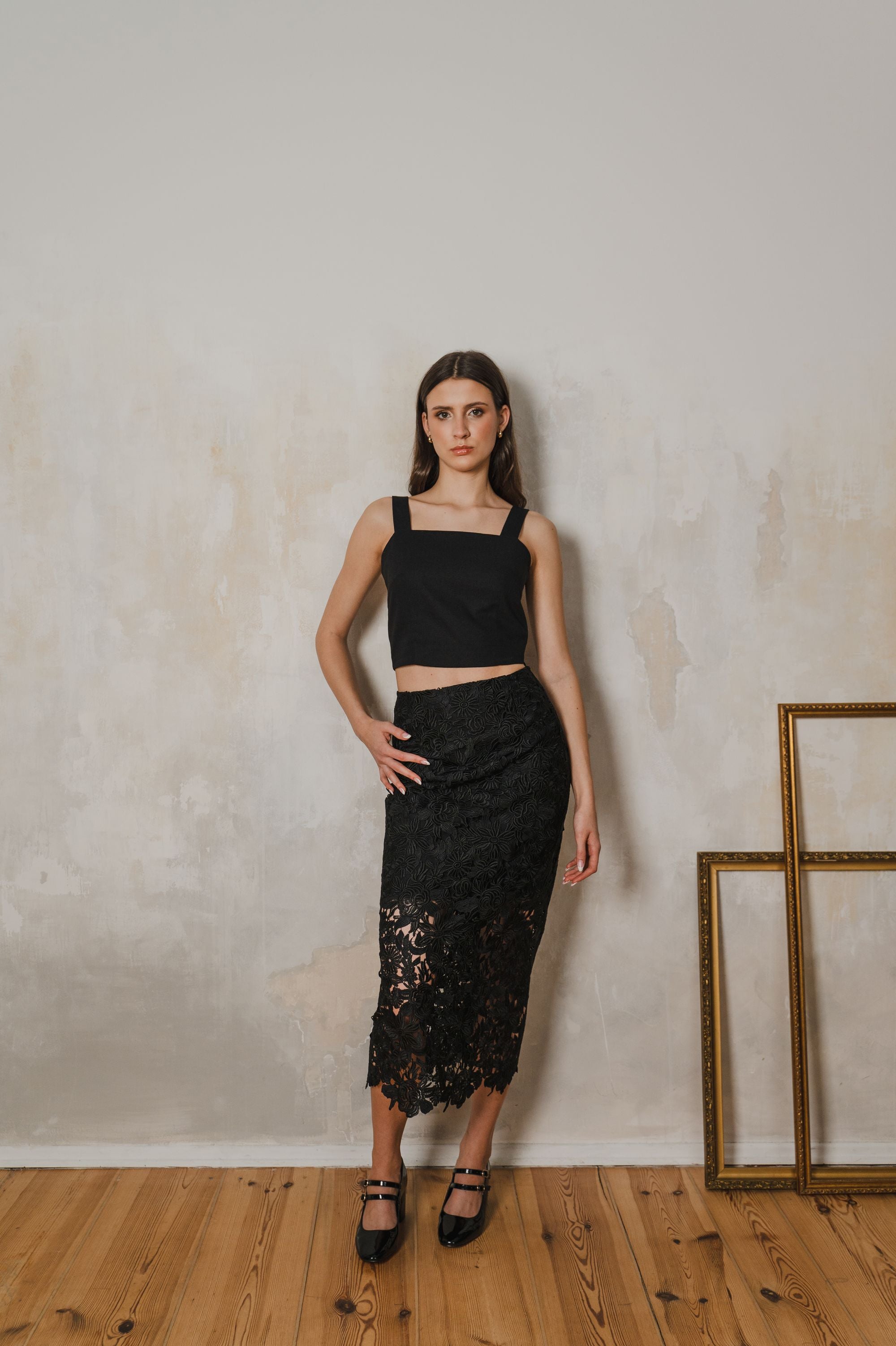 'Allure' skirt in black