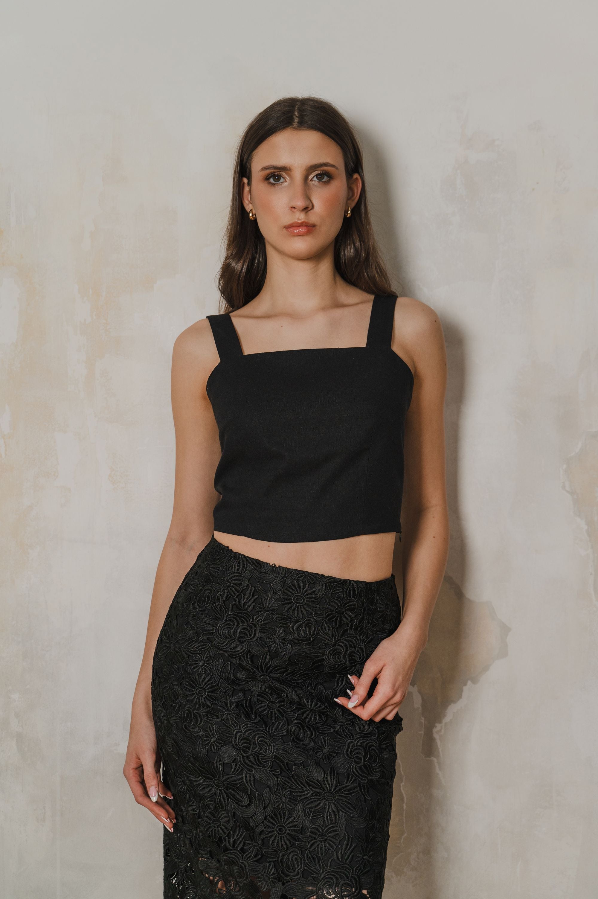 'Allure' skirt in black