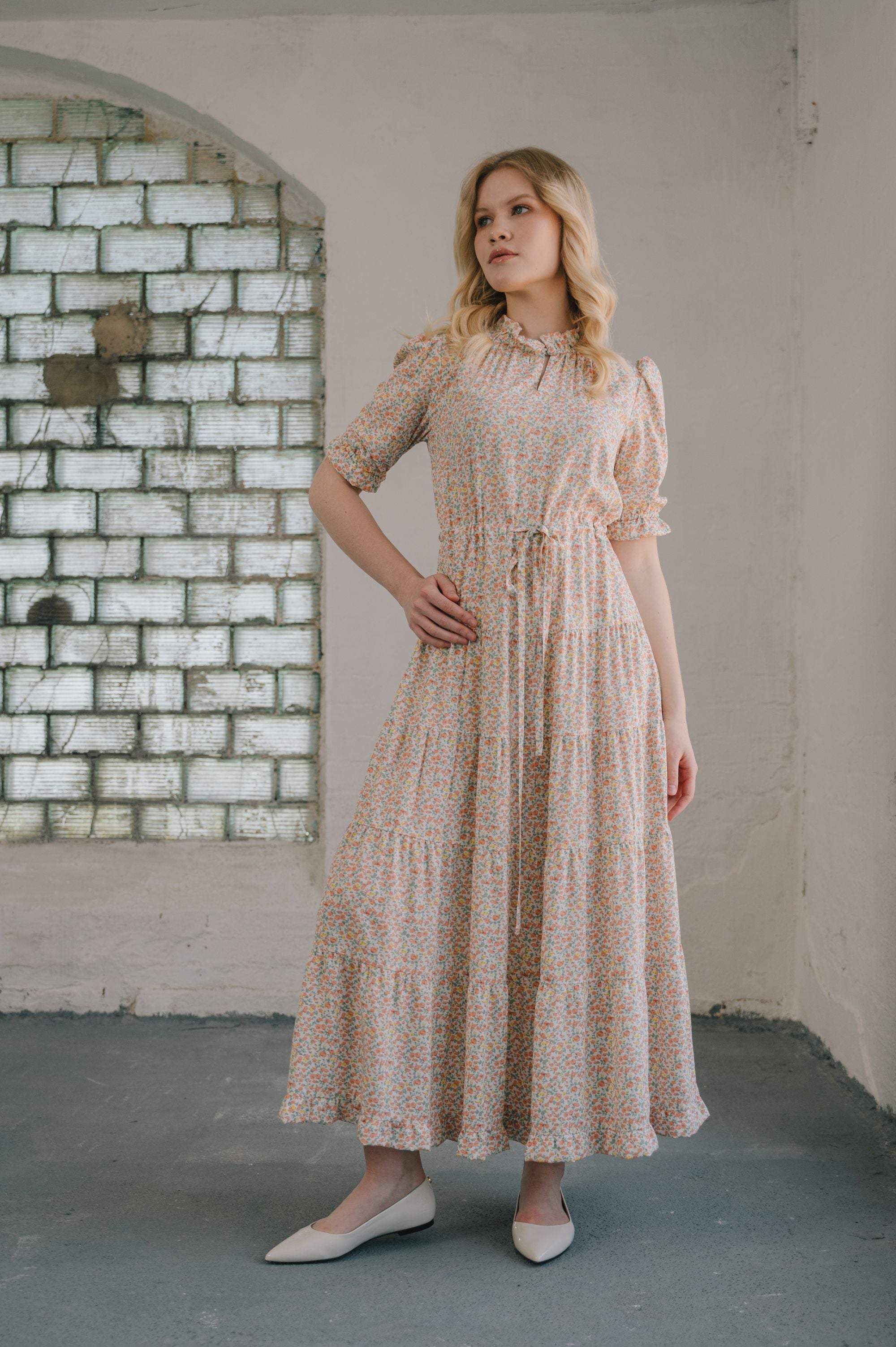 'Flower Power midi dress