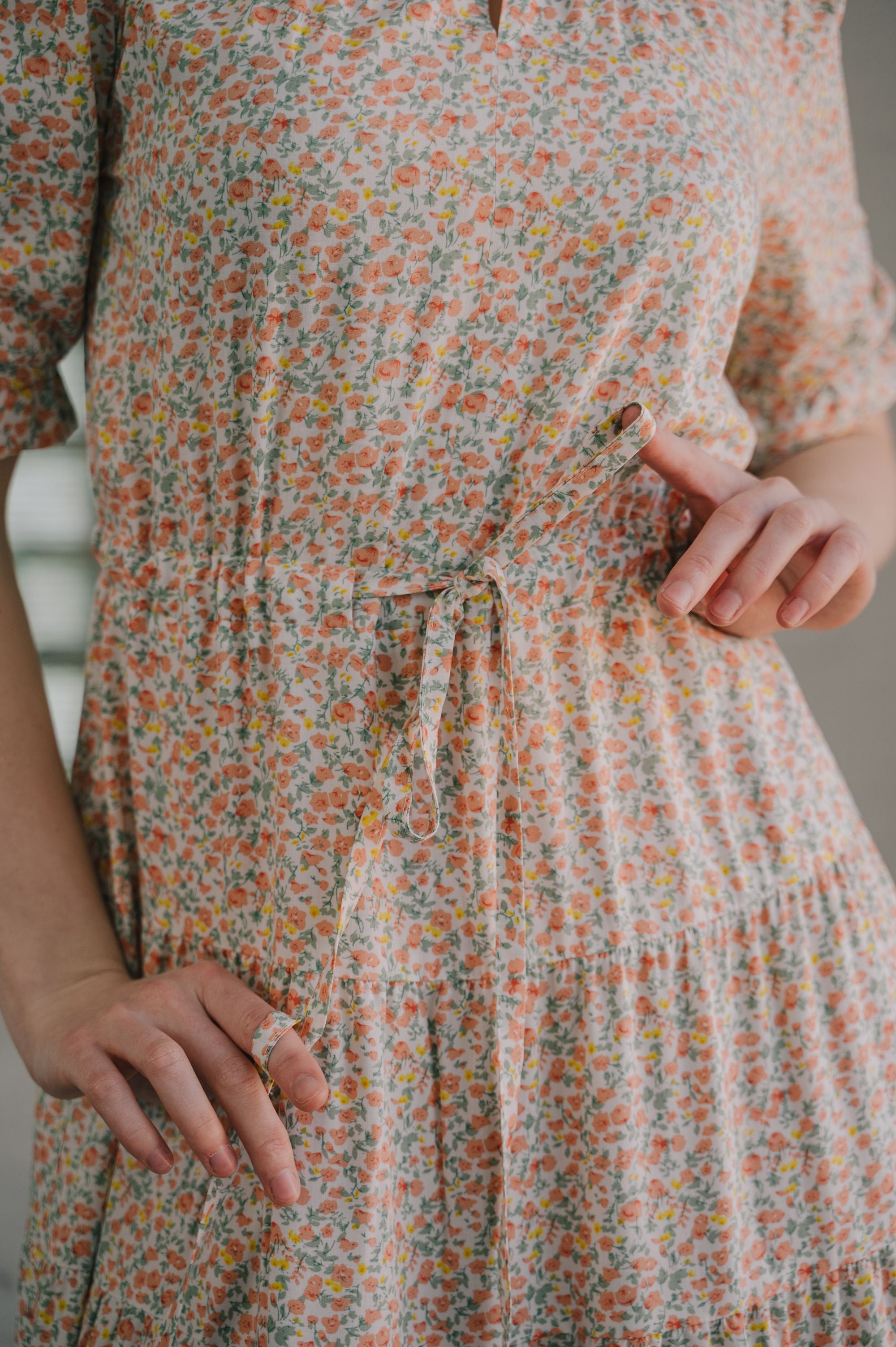 'Flower Power midi dress