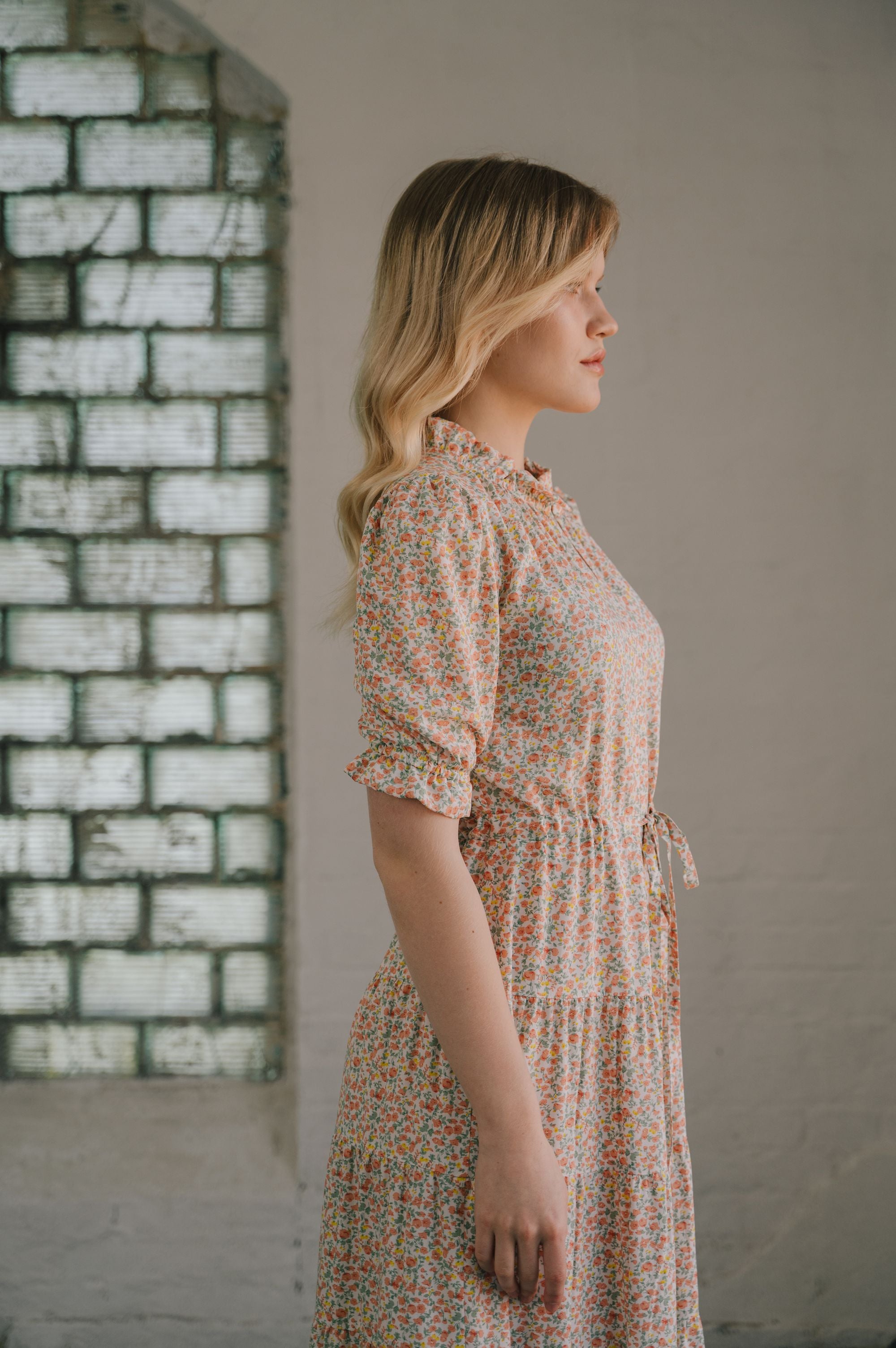 'Flower Power midi dress
