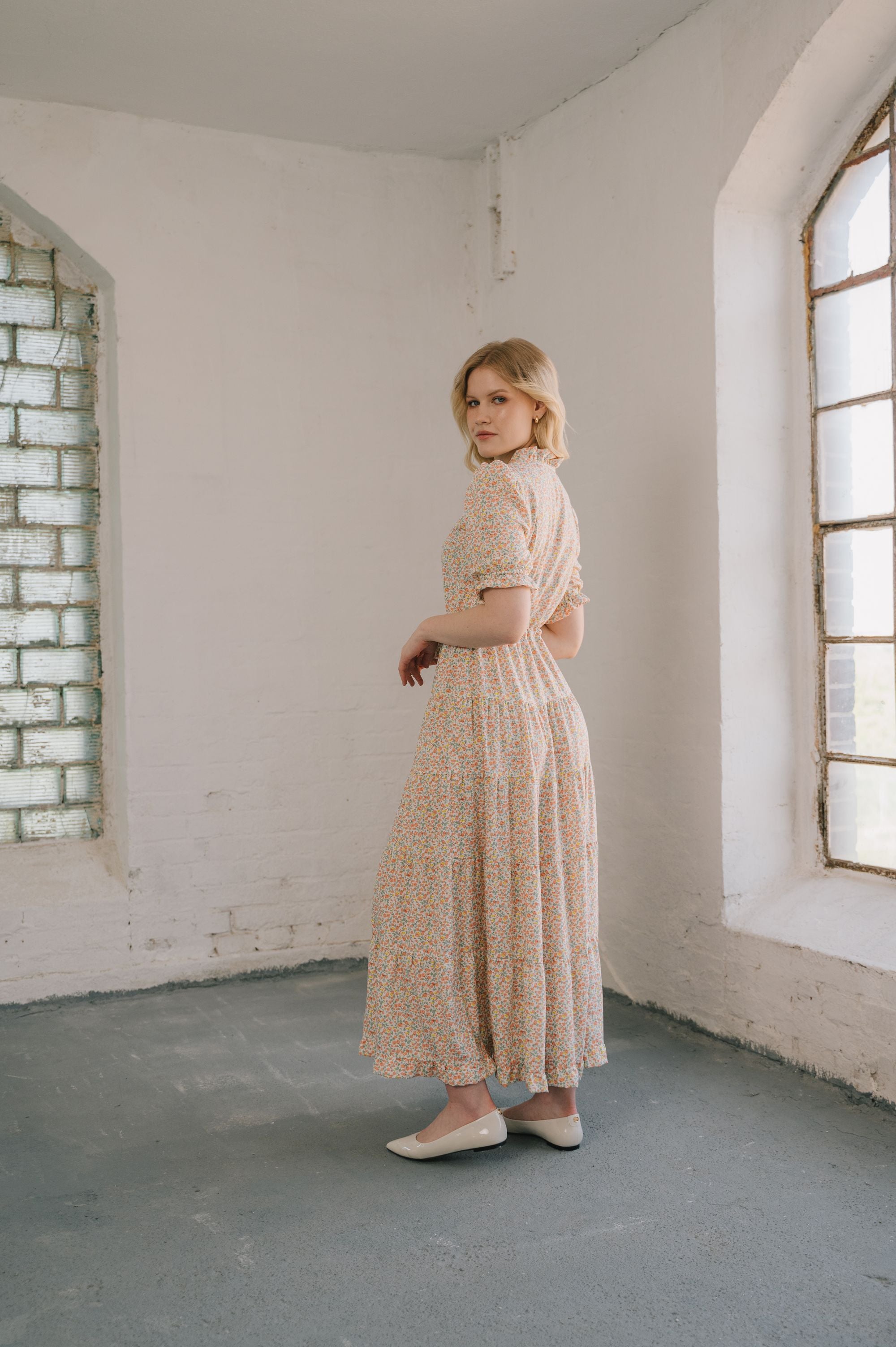 'Flower Power midi dress