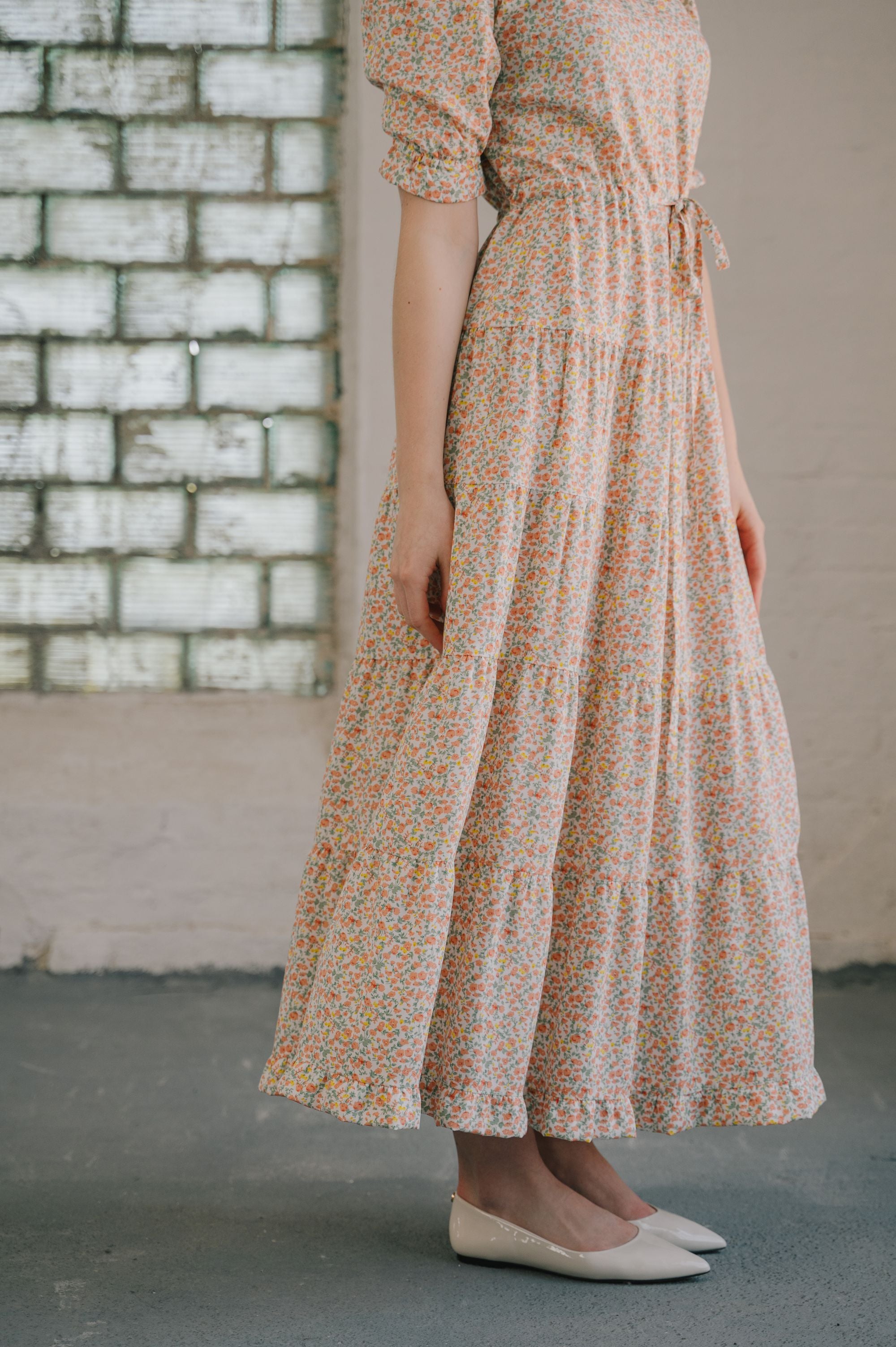 'Flower Power midi dress