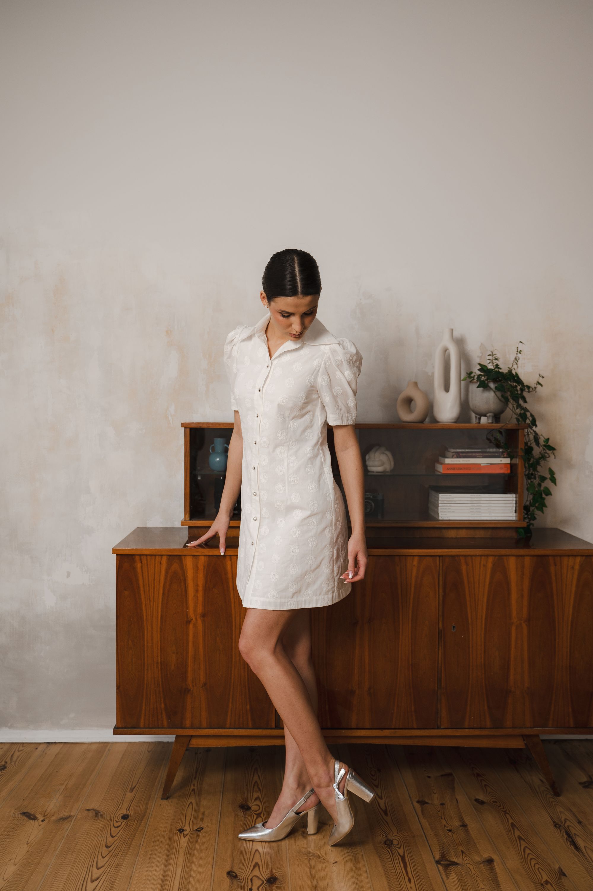 'Cotton Breeze' dress – simple elegance in white