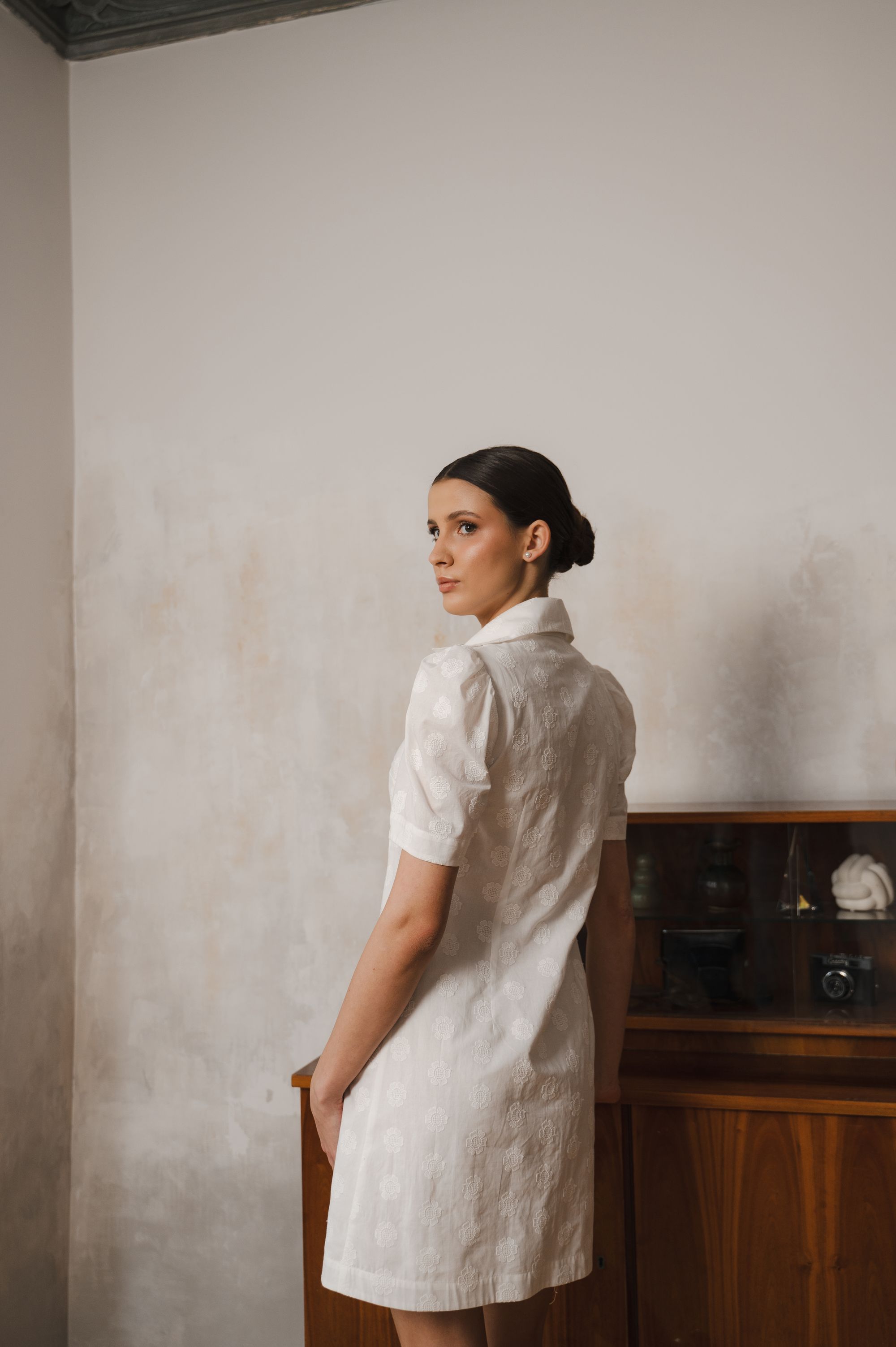 'Cotton Breeze' dress – simple elegance in white